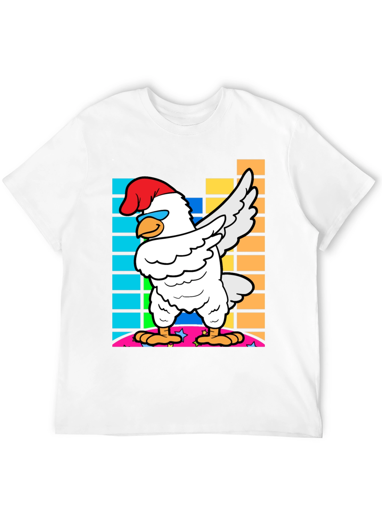 Dabbing Chicken Graphic Tee
