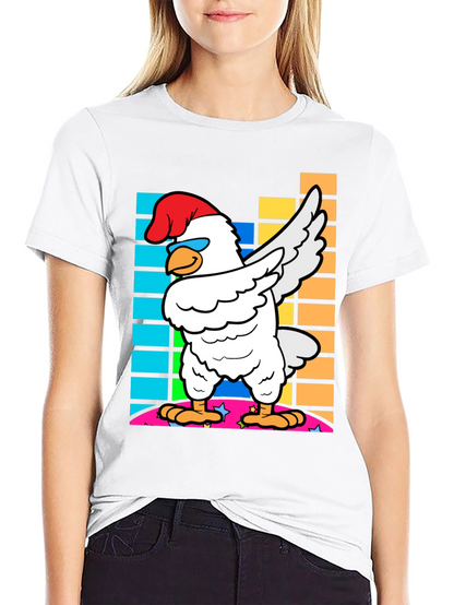Dabbing Chicken Graphic Tee