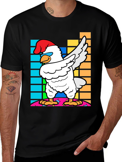 Dabbing Chicken Graphic Tee