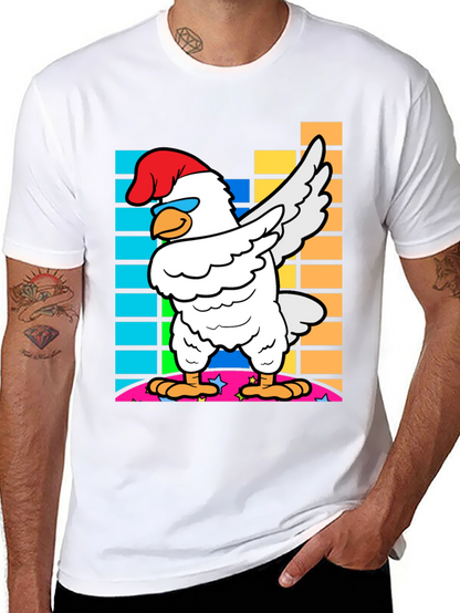 Dabbing Chicken Graphic Tee