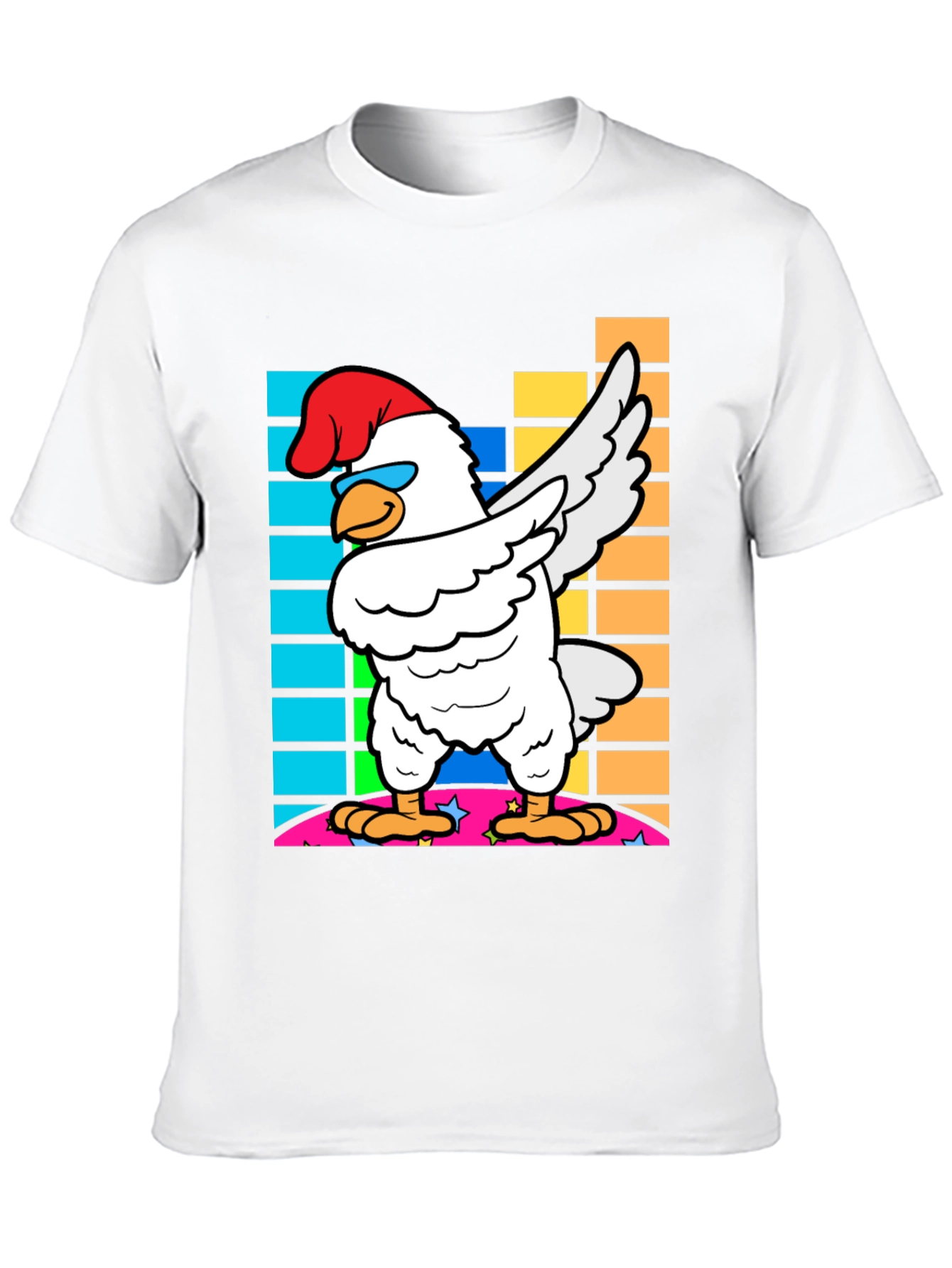 Dabbing Chicken Graphic Tee