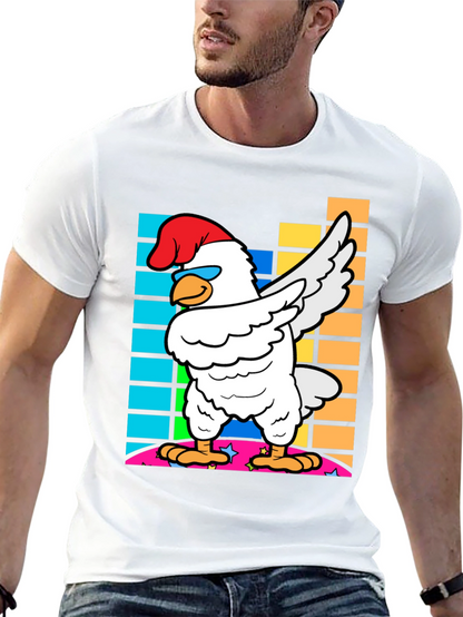 Dabbing Chicken Graphic Tee