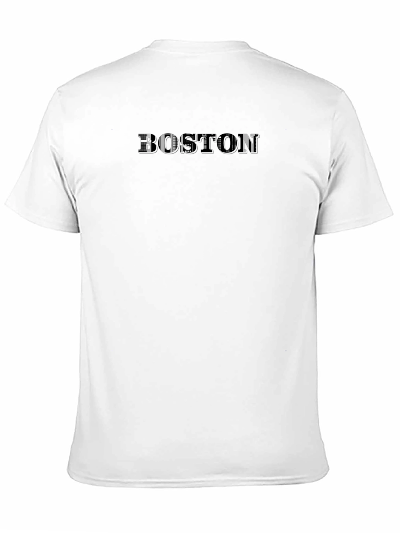 Boston Graphic Print T-Shirt - Black
