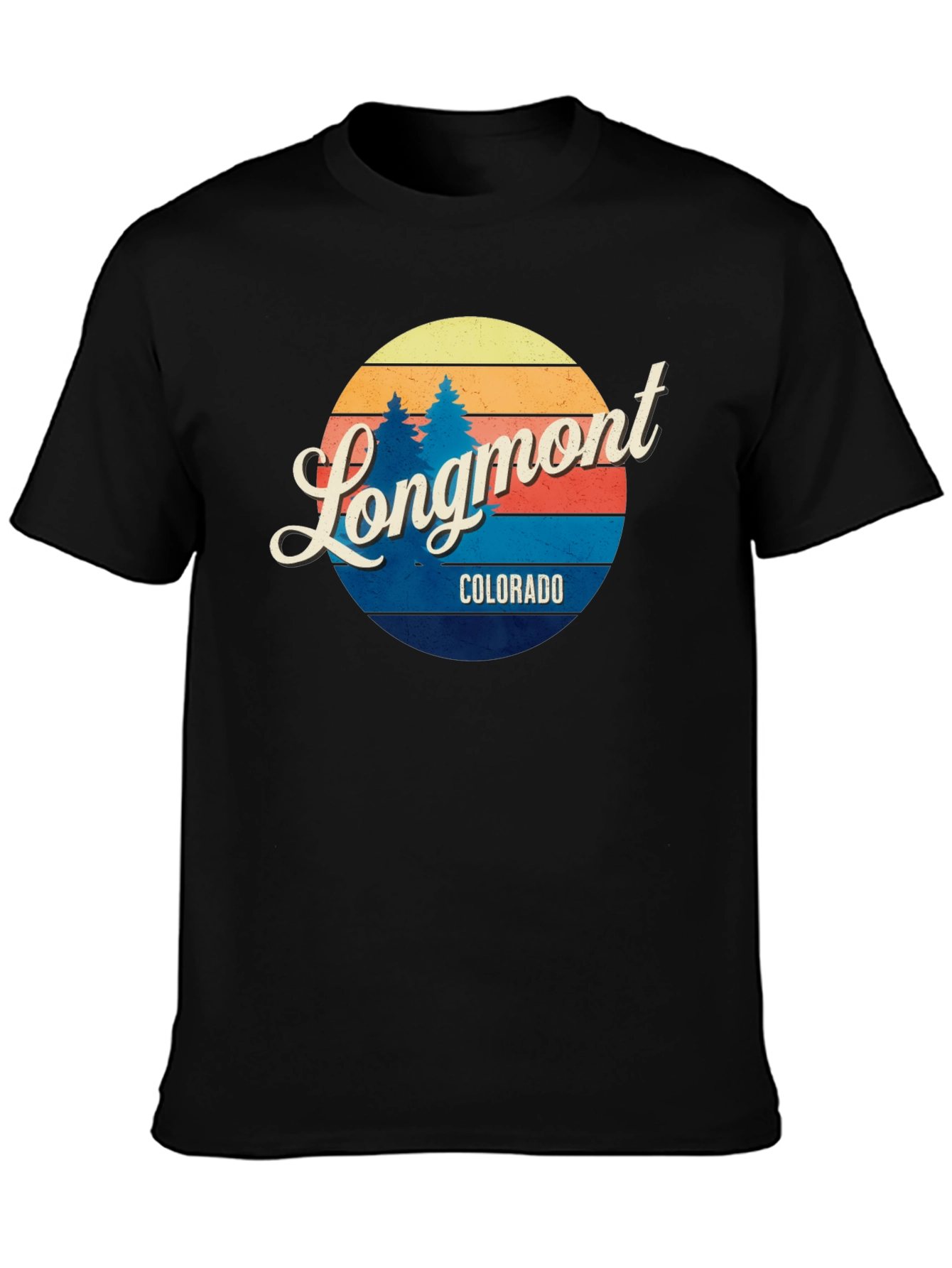 Longmont Colorado Retro T-Shirt