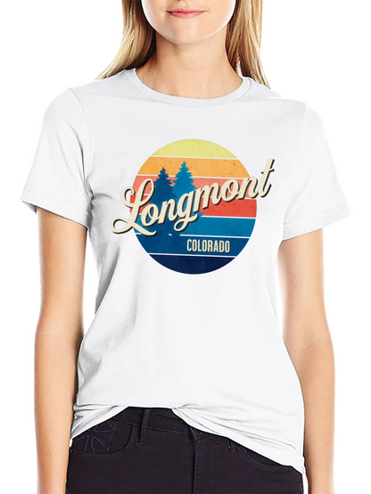 Longmont Colorado Retro T-Shirt
