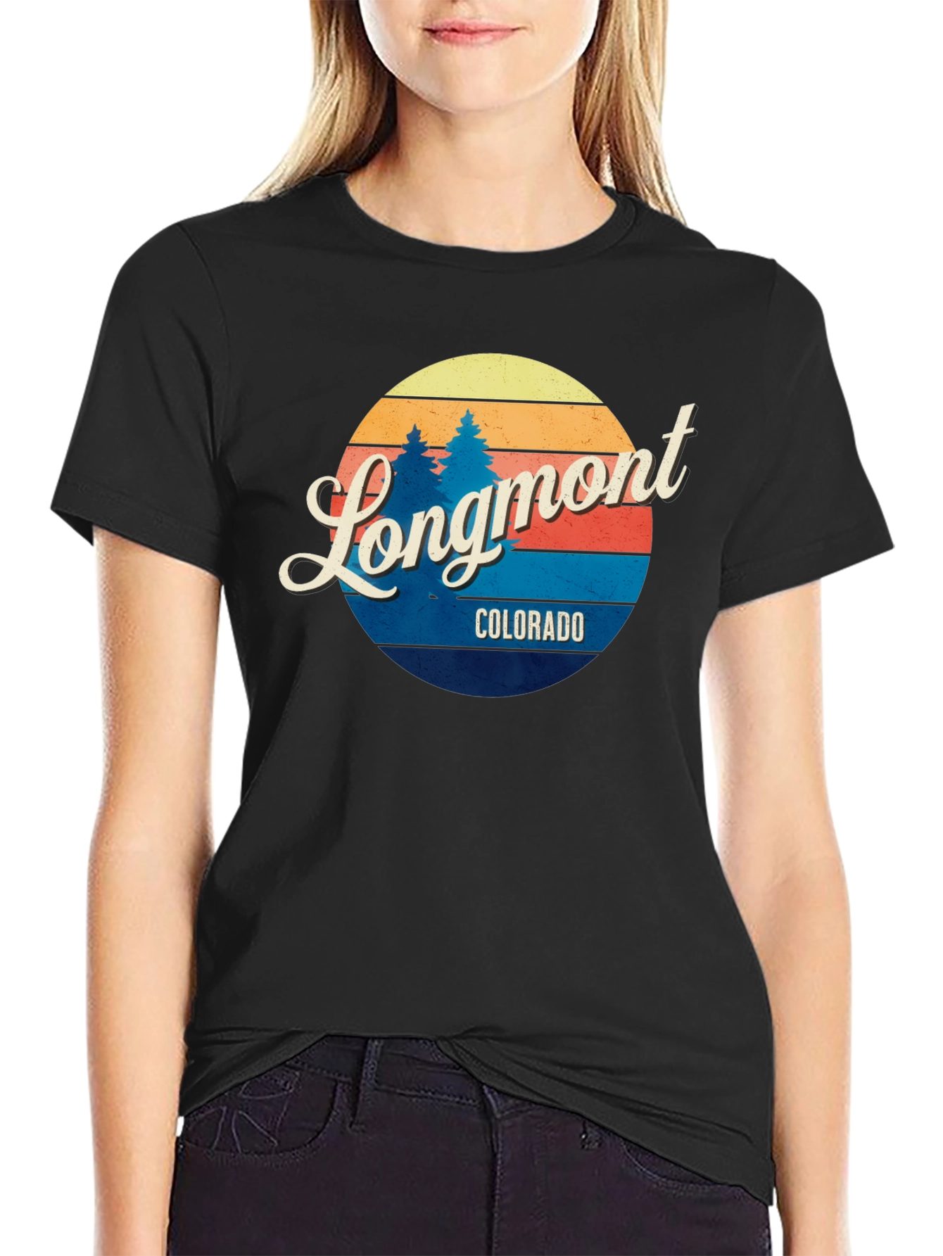 Longmont Colorado Retro T-Shirt