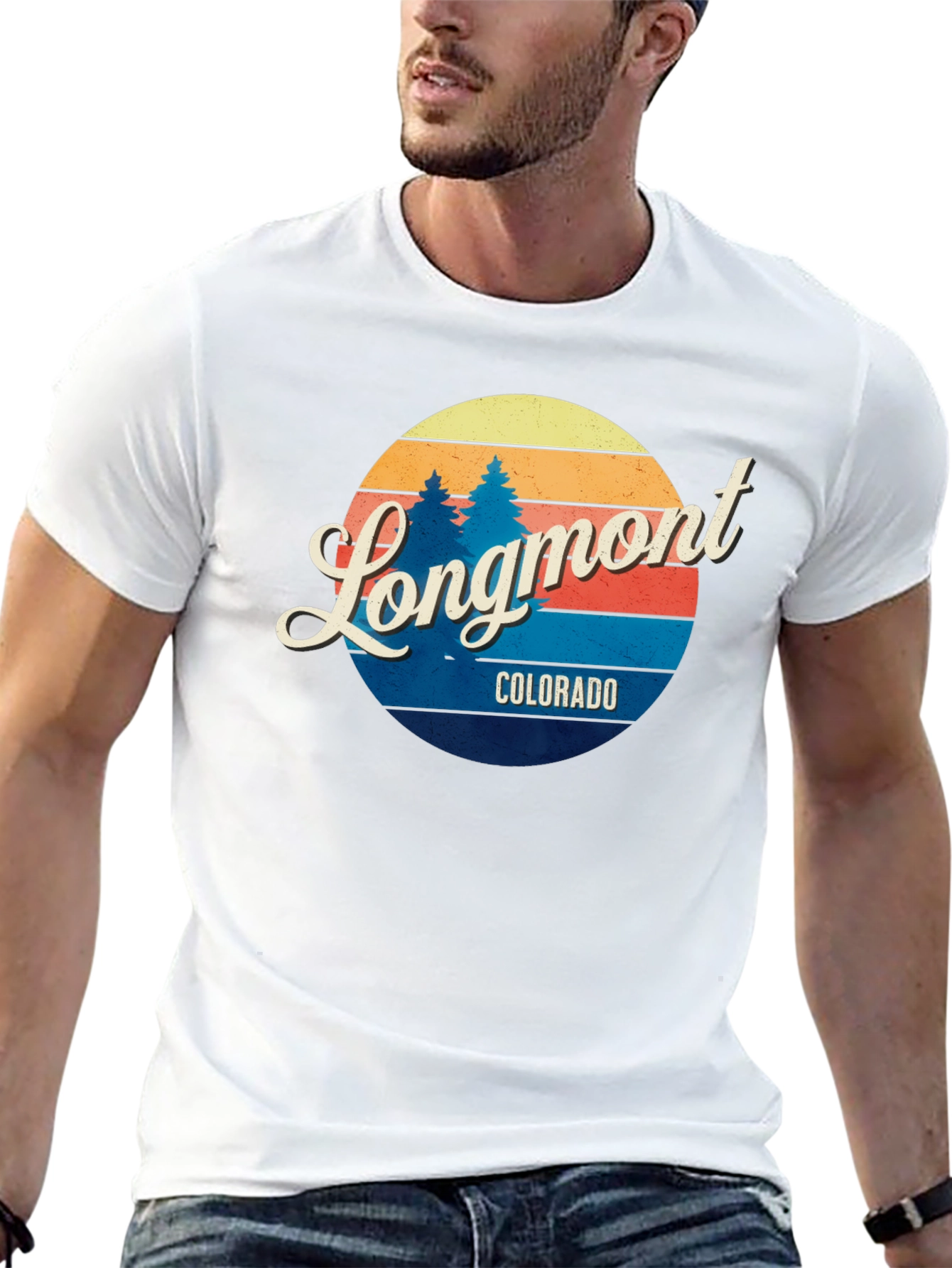 Longmont Colorado Retro T-Shirt