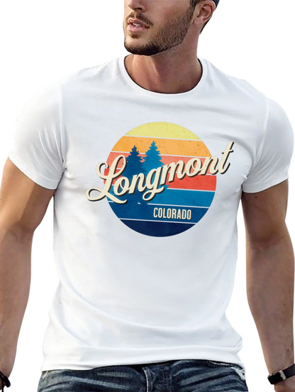 Longmont Colorado Retro T-Shirt