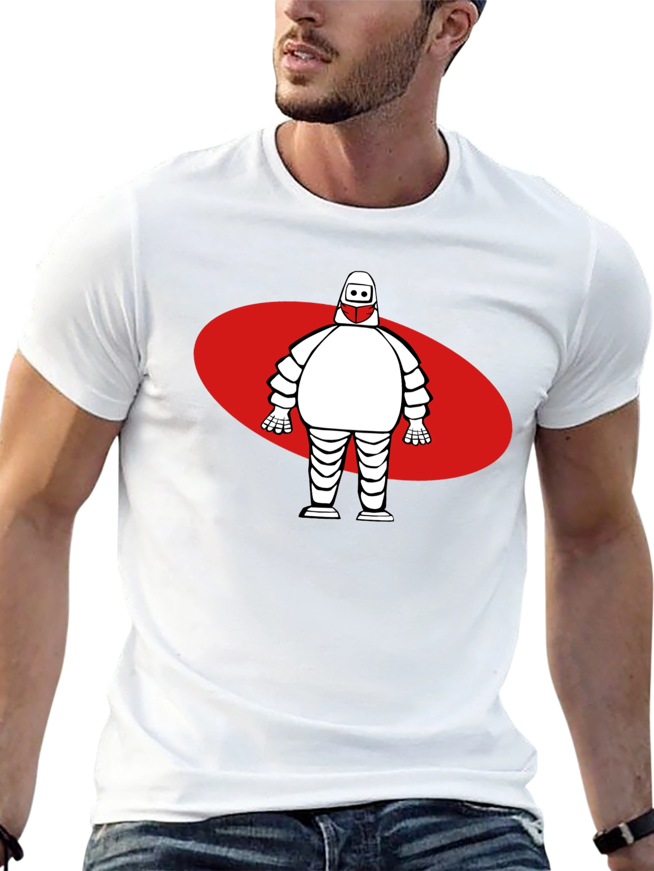 Michelin Man T-Shirt Black Unique Design