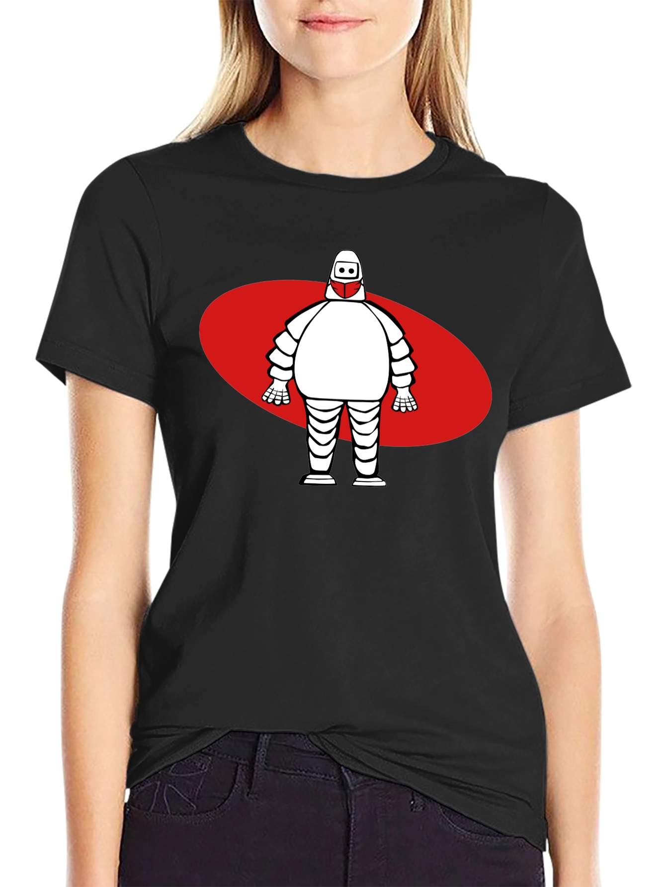 Michelin Man T-Shirt Black Unique Design