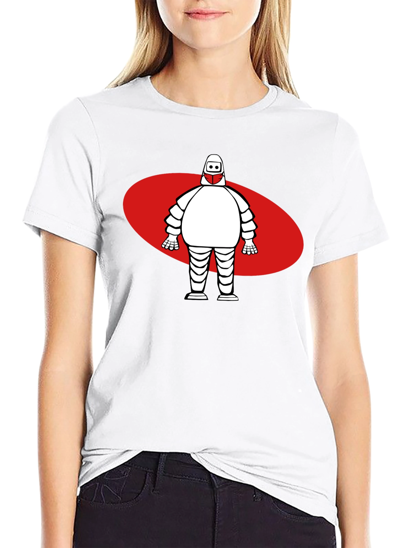 Michelin Man T-Shirt Black Unique Design