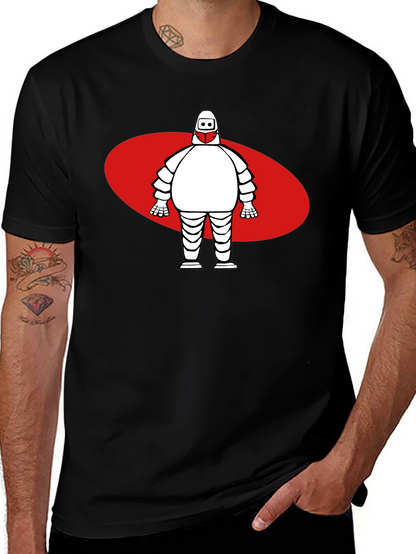 Michelin Man T-Shirt Black Unique Design