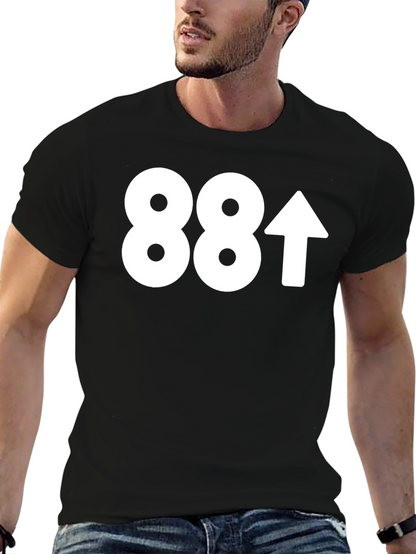 88 Up Arrow Graphic Tee - Casual Comfort