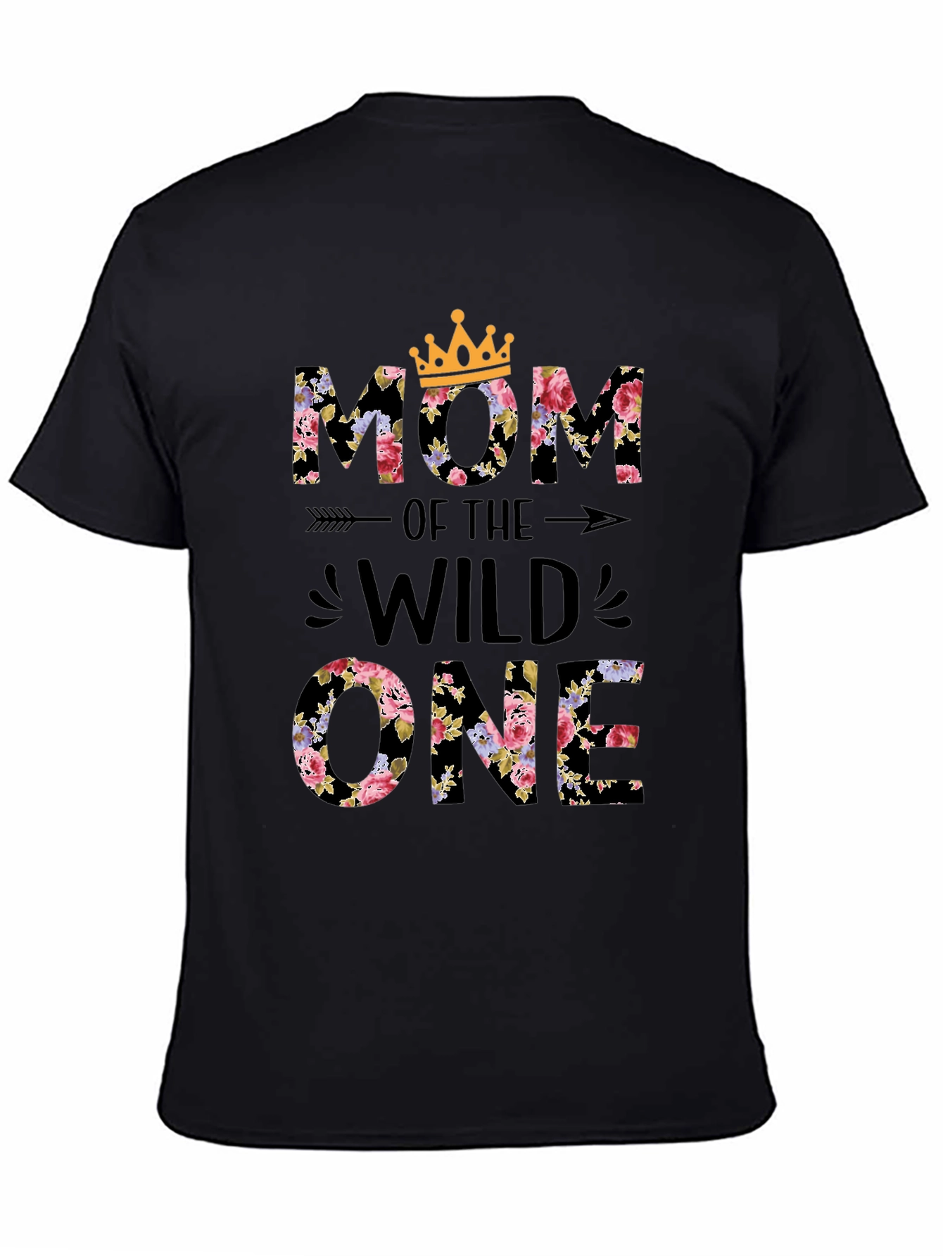 Floral Mom of the Wild One Tee
