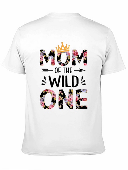 Floral Mom of the Wild One Tee