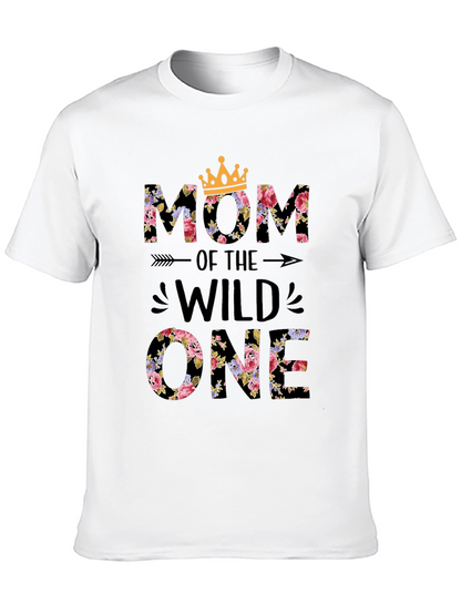 Floral Mom of the Wild One Tee