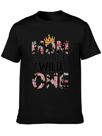 Floral Mom of the Wild One Tee