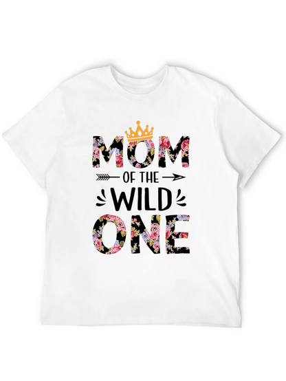 Floral Mom of the Wild One Tee