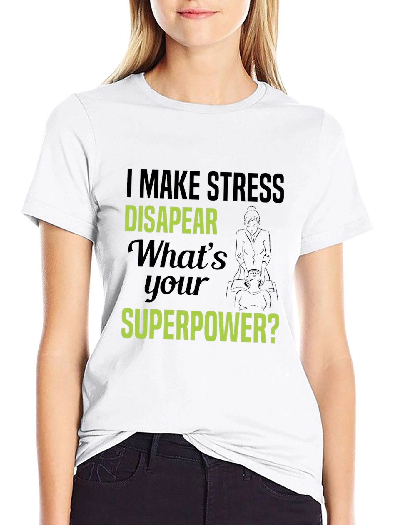 Stress Disappear T-Shirt - Superpower Tee
