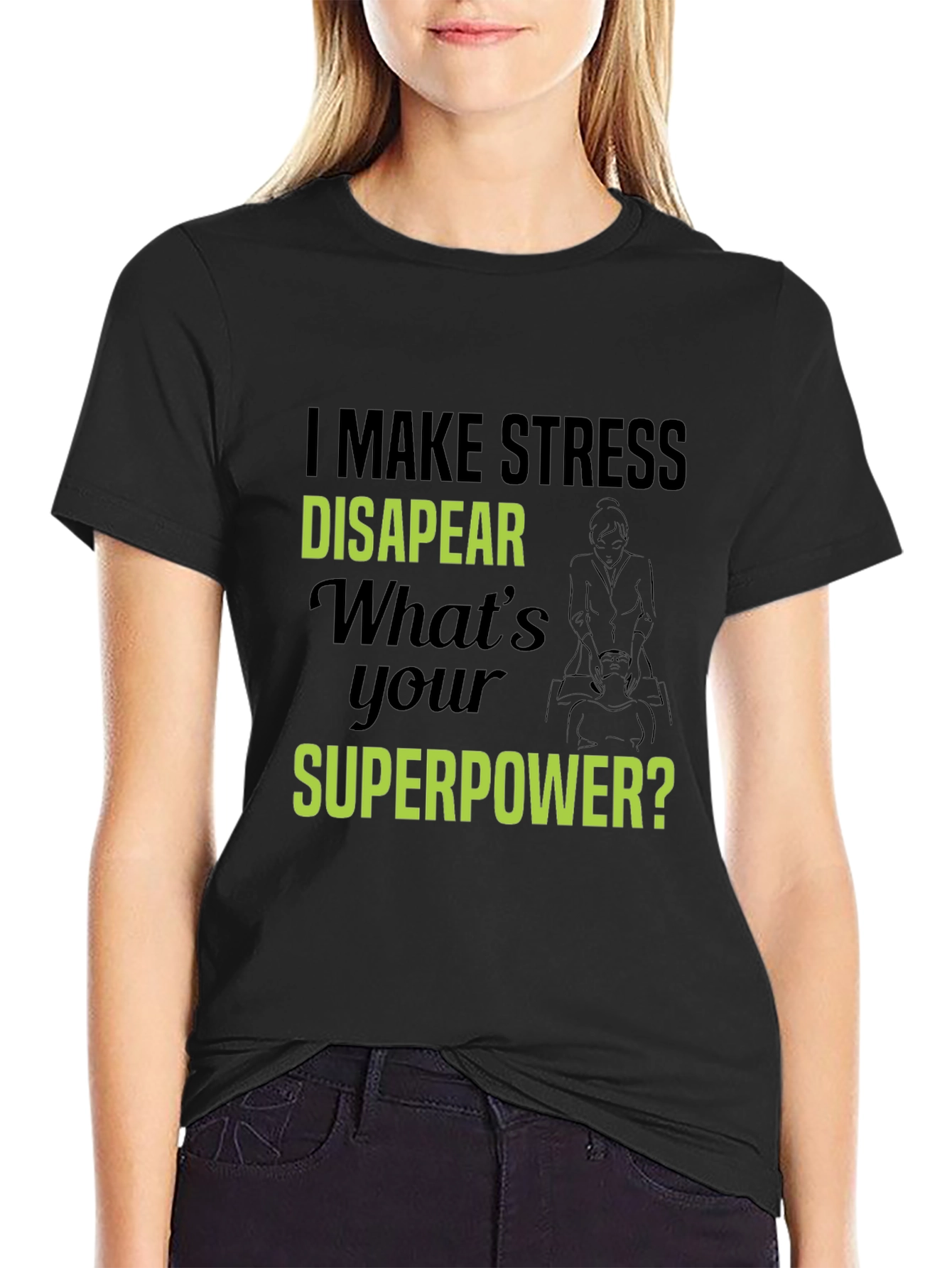 Stress Disappear T-Shirt - Superpower Tee