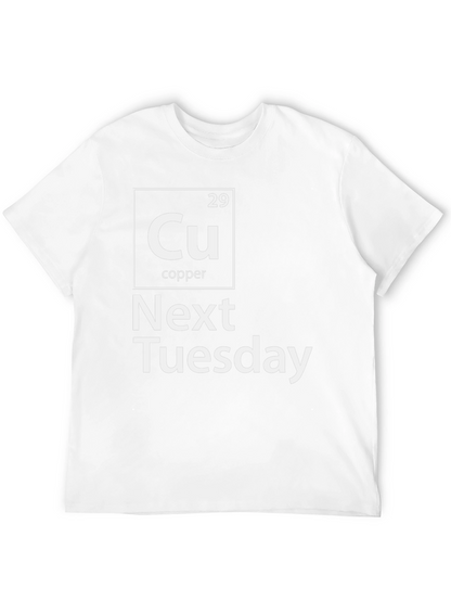 Cu Next Tuesday Graphic T-Shirt Funny Periodic Table Tee