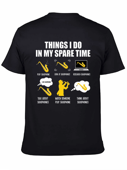 Saxophone Lover T-Shirt - Spare Time Activities