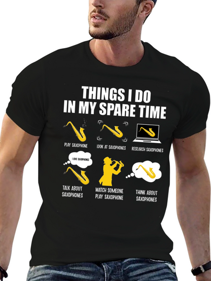 Saxophone Lover T-Shirt - Spare Time Activities