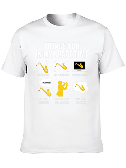 Saxophone Lover T-Shirt - Spare Time Activities