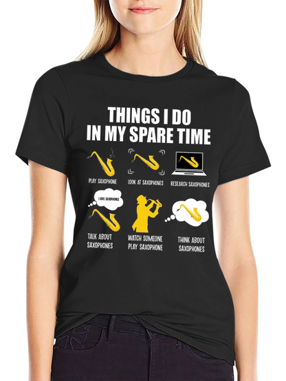 Saxophone Lover T-Shirt - Spare Time Activities