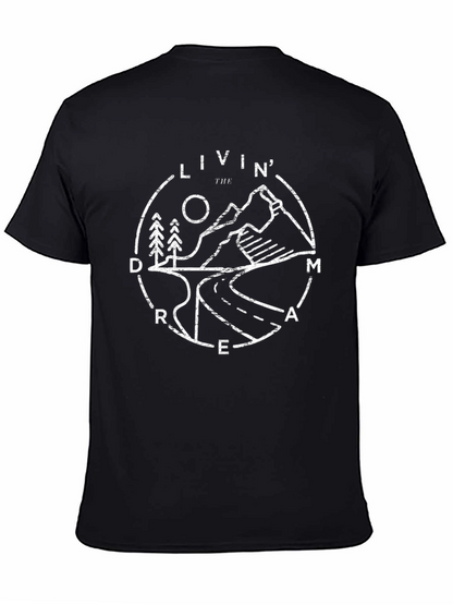 Livin the Dream Graphic Tee - Nature Adventure Design
