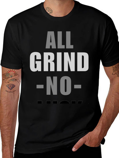 All Grind No Luck Graphic Tee - Black