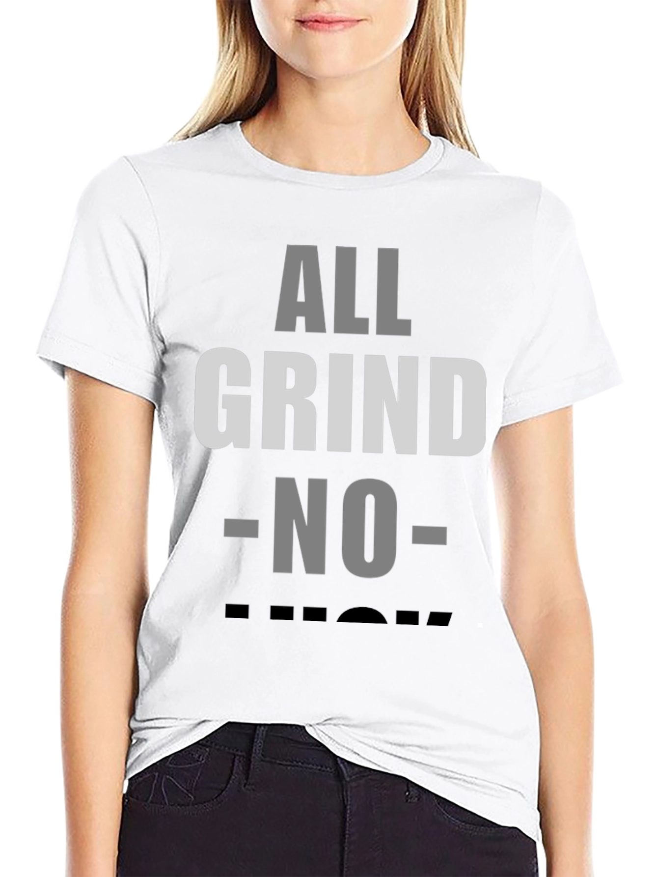 All Grind No Luck Graphic Tee - Black