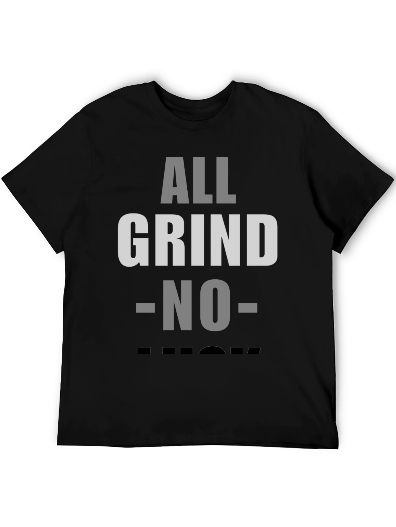 All Grind No Luck Graphic Tee - Black