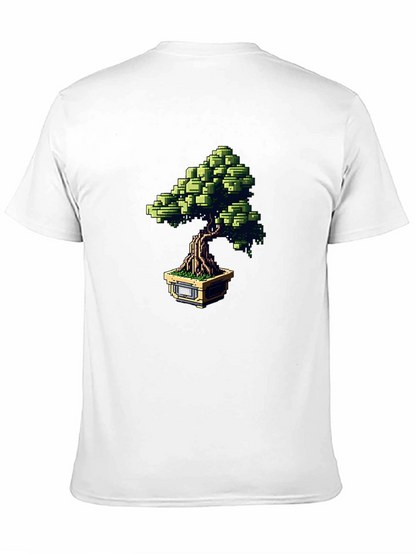 Pixel Bonsai Black T-Shirt