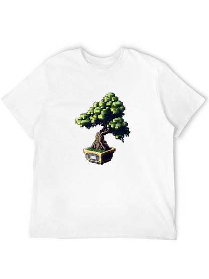 Pixel Bonsai Black T-Shirt
