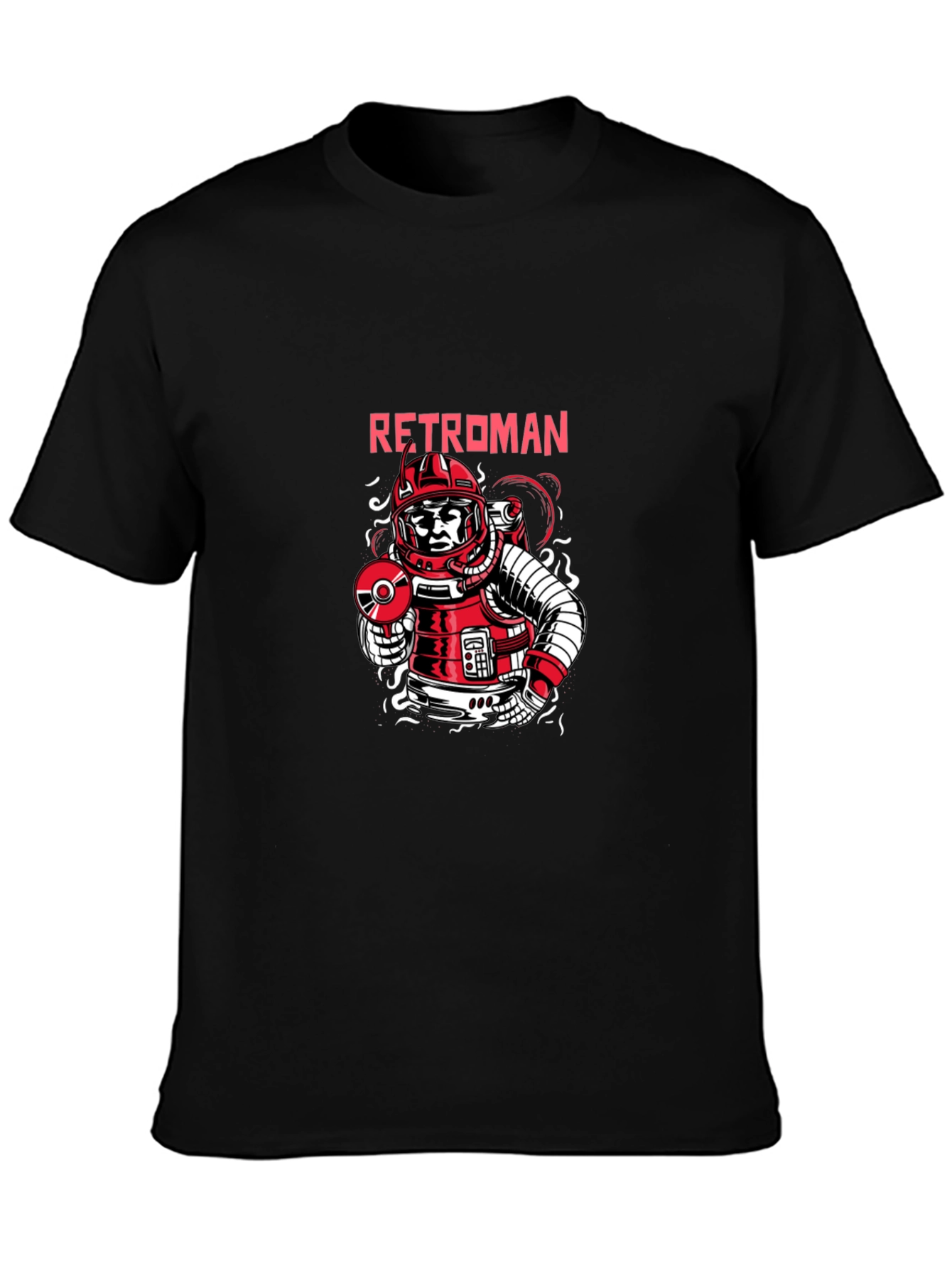 RetroMan Graphic Tee - Black