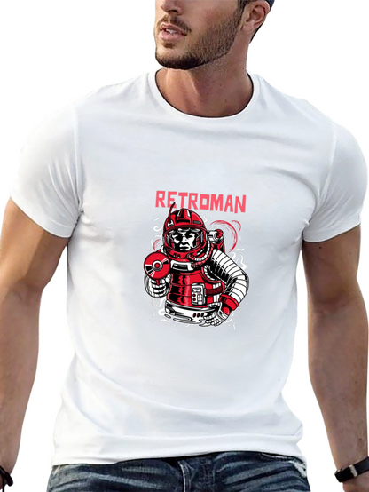 RetroMan Graphic Tee - Black
