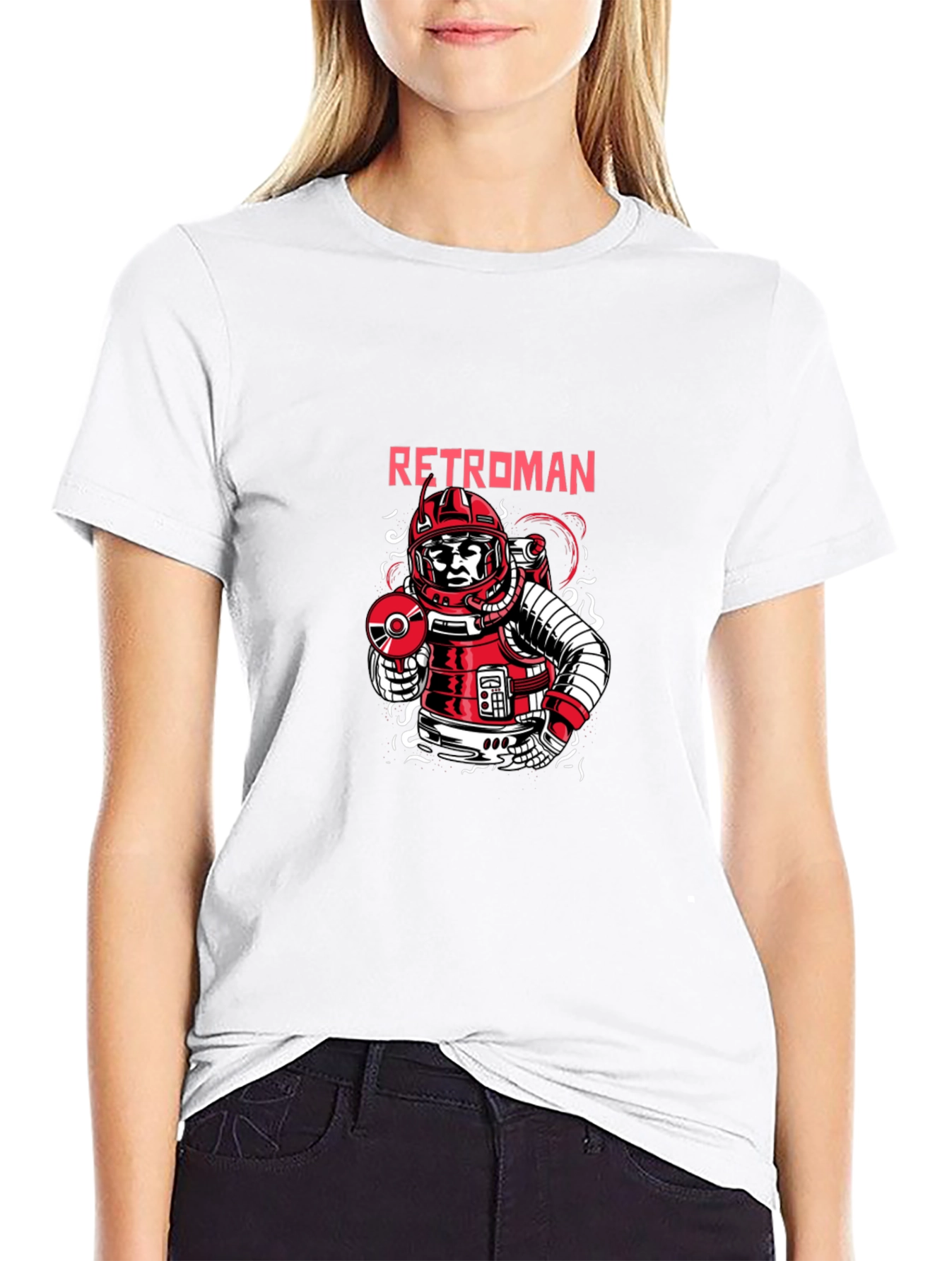 RetroMan Graphic Tee - Black