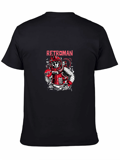 RetroMan Graphic Tee - Black