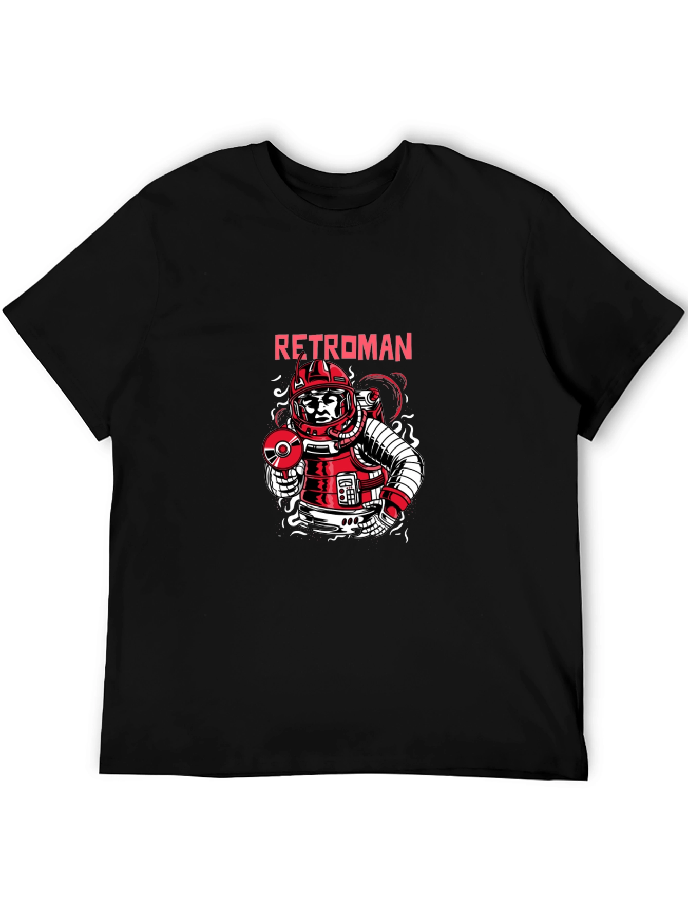 RetroMan Graphic Tee - Black