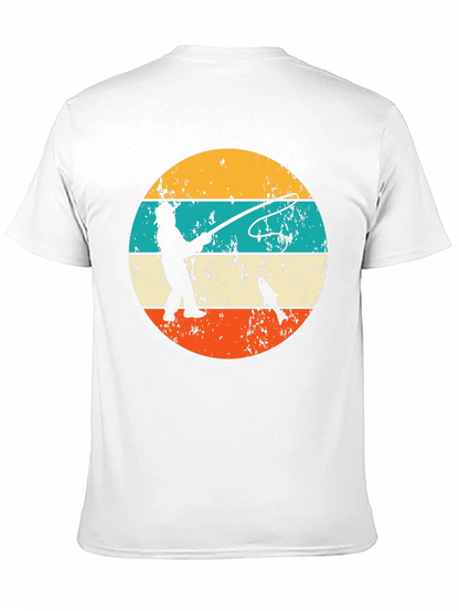 Retro Fishing T-Shirt Fisherman Graphic Tee