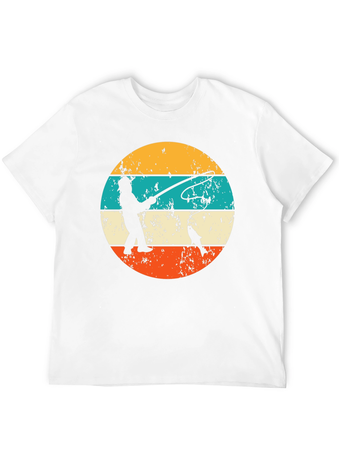Retro Fishing T-Shirt Fisherman Graphic Tee