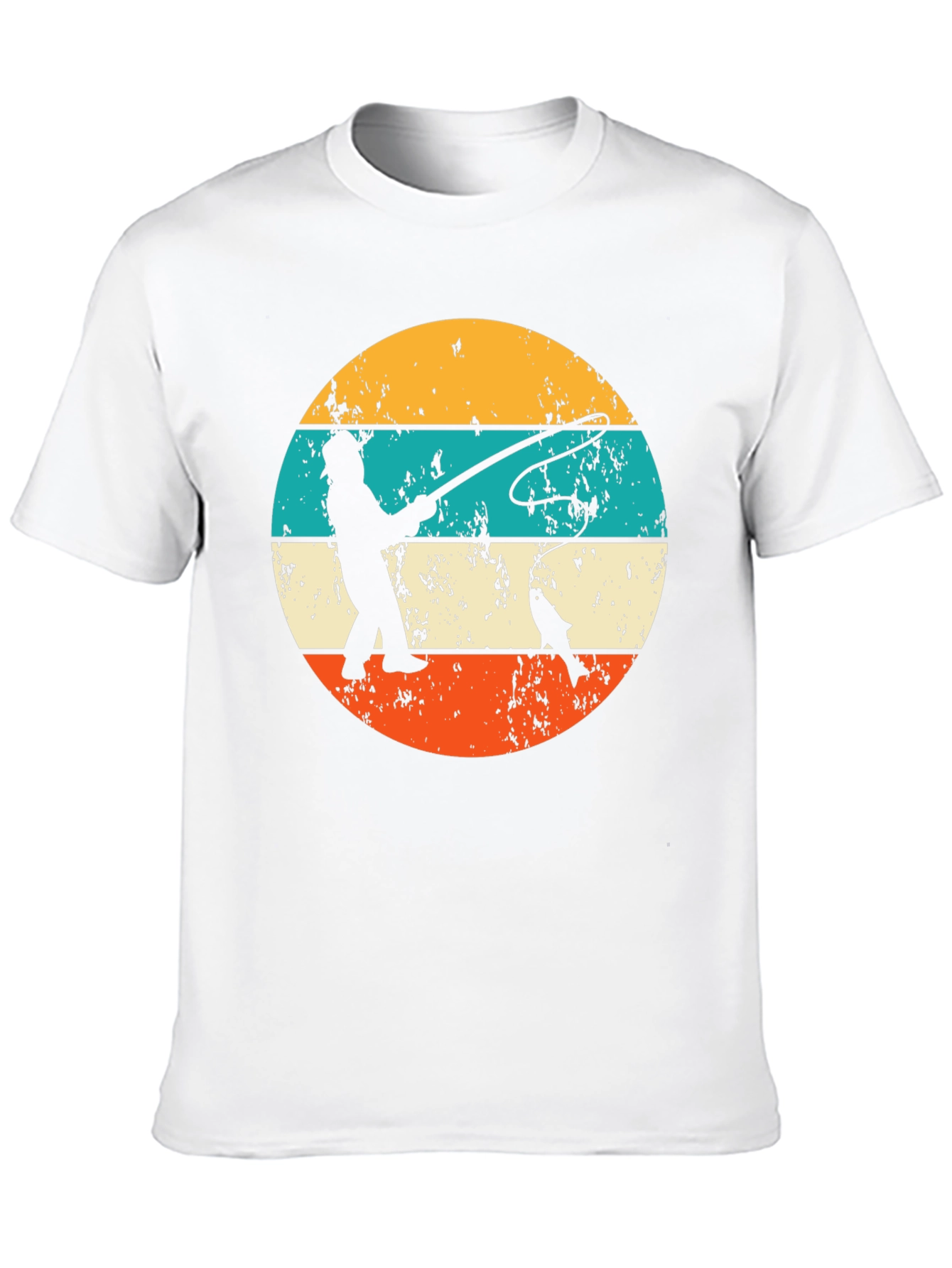 Retro Fishing T-Shirt Fisherman Graphic Tee