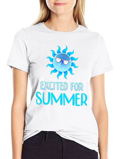 Excited for Summer Graphic T-Shirt
