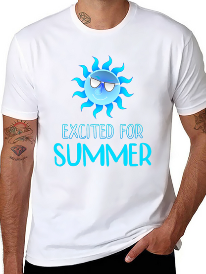 Excited for Summer Graphic T-Shirt
