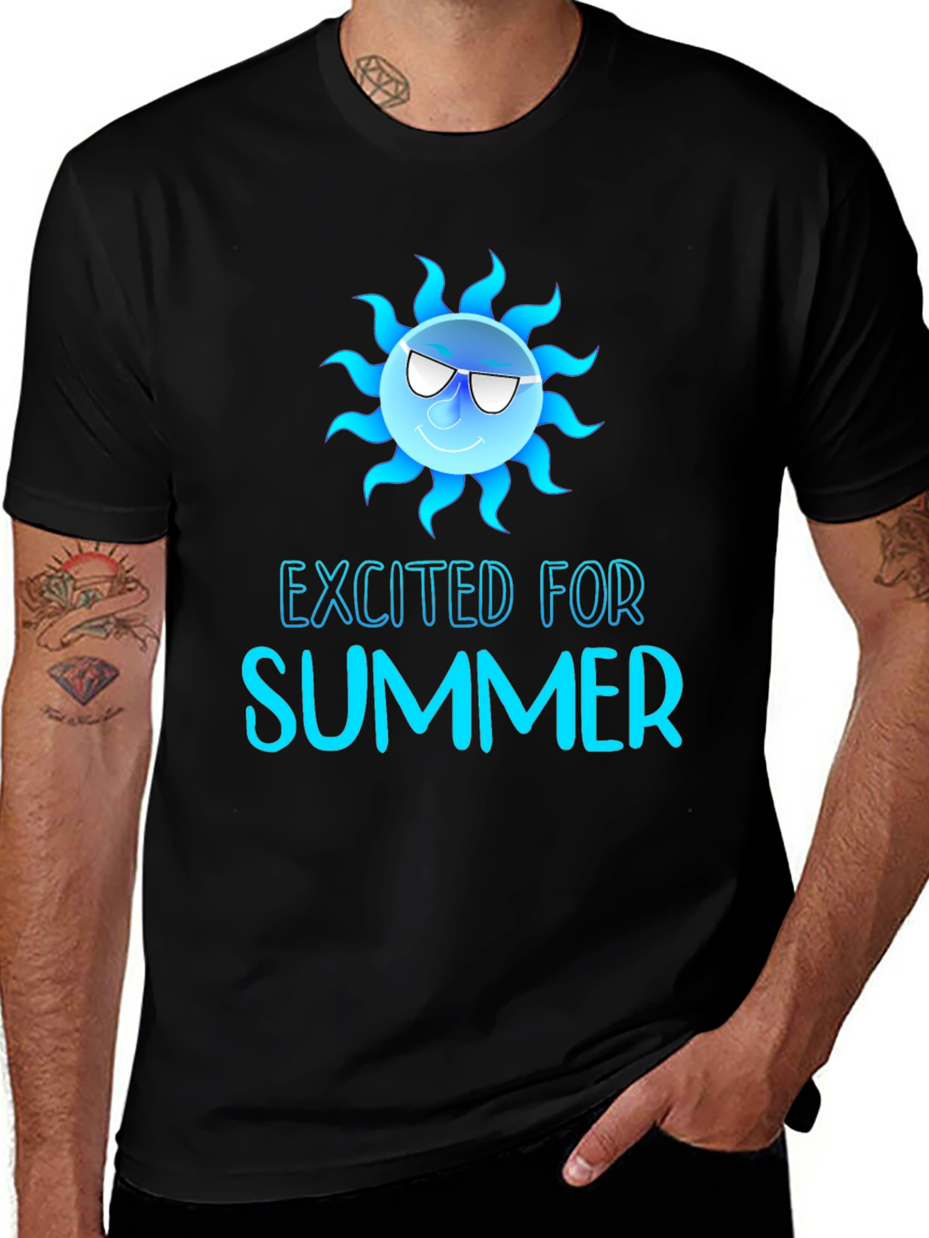 Excited for Summer Graphic T-Shirt