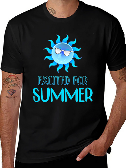 Excited for Summer Graphic T-Shirt