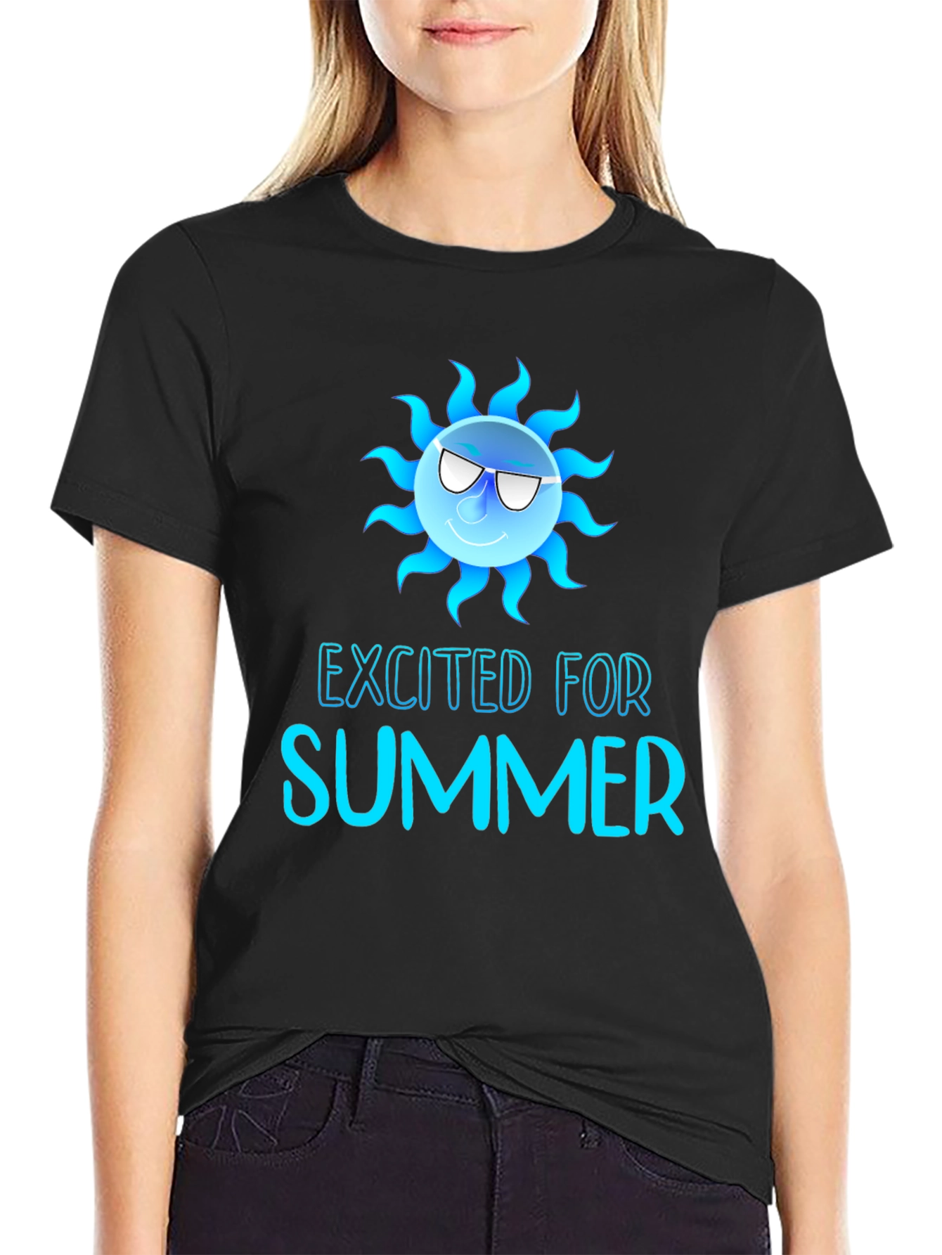 Excited for Summer Graphic T-Shirt