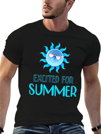 Excited for Summer Graphic T-Shirt