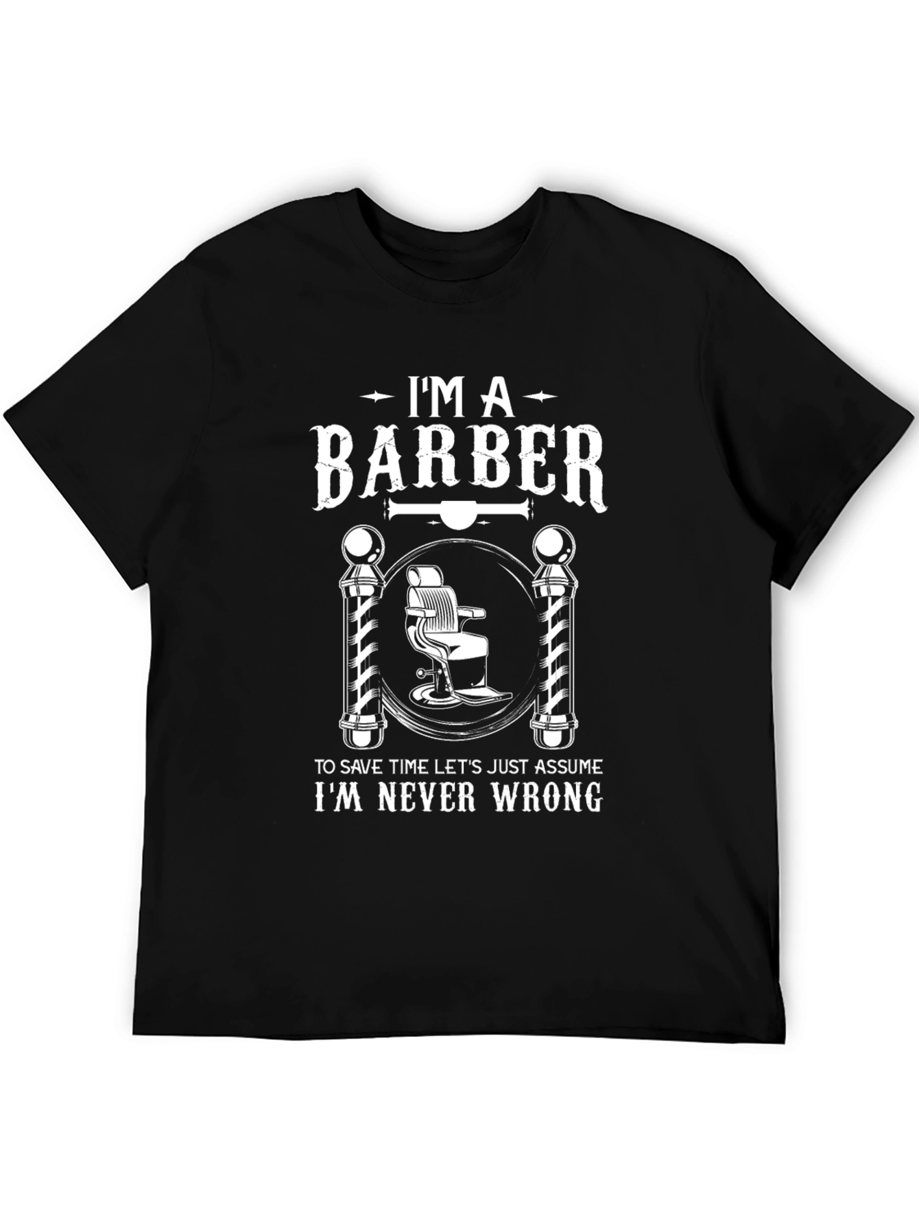 Barber Graphic T-Shirt - Funny Hairdresser Tee